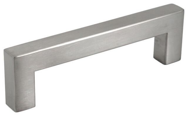 Square Bar Pull Handle Kitchen/Bath Cabinet Hardware Nickel Stainless Steel 160 gallery
