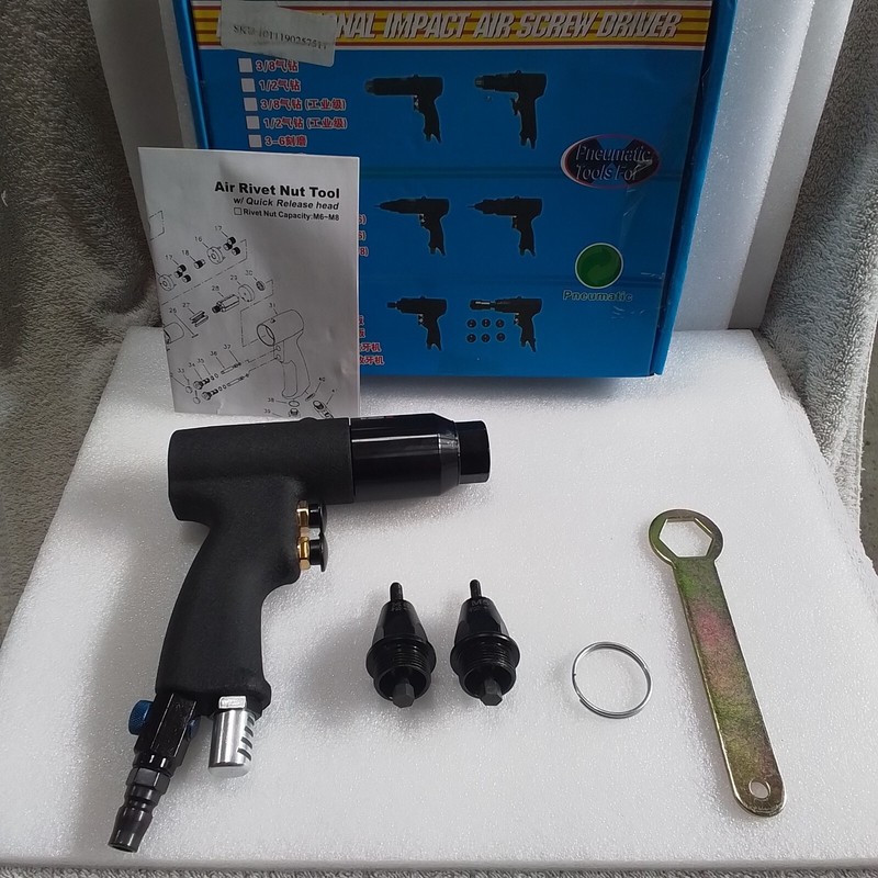 LIKE NEW Pneumatic Rivet Nut Tool M5/M6 – Fast & Easy Riveting Tool gallery