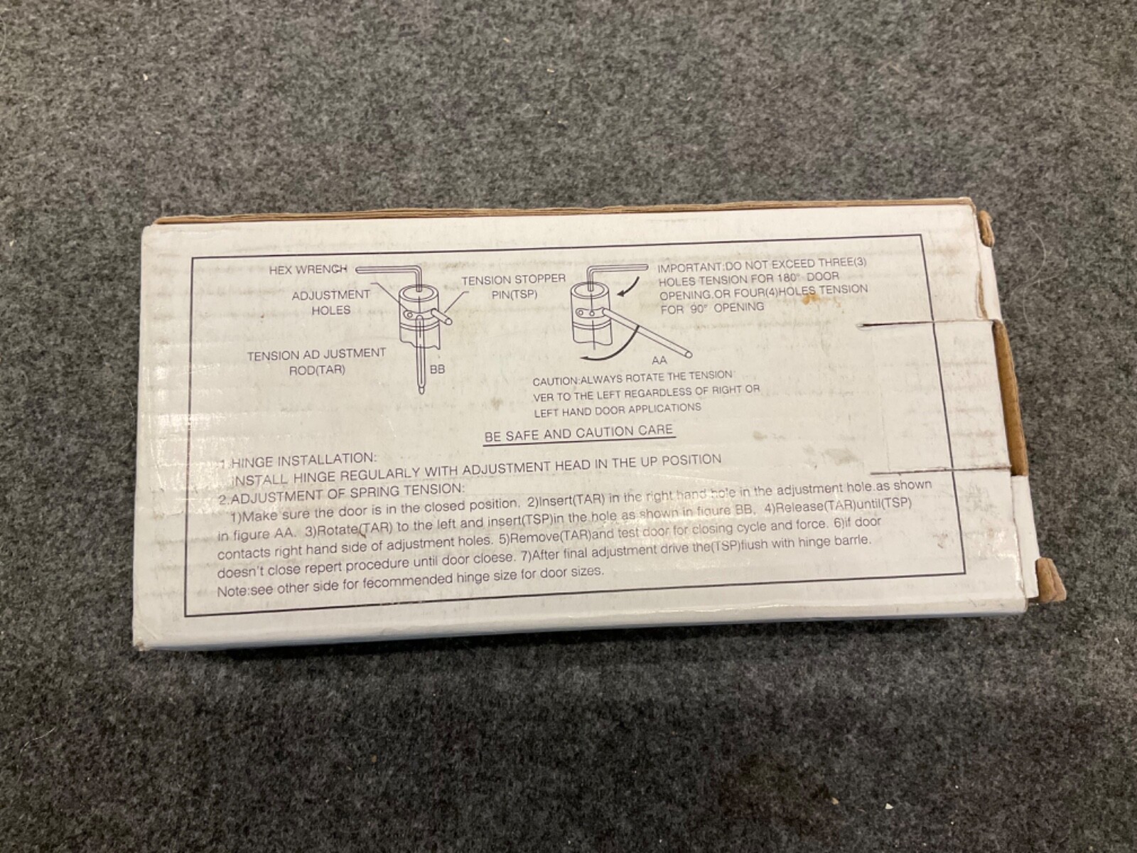 Global Door Controls CPS3535 Series Commercial SPRING HINGE SILVER 3.5x3.5” gallery