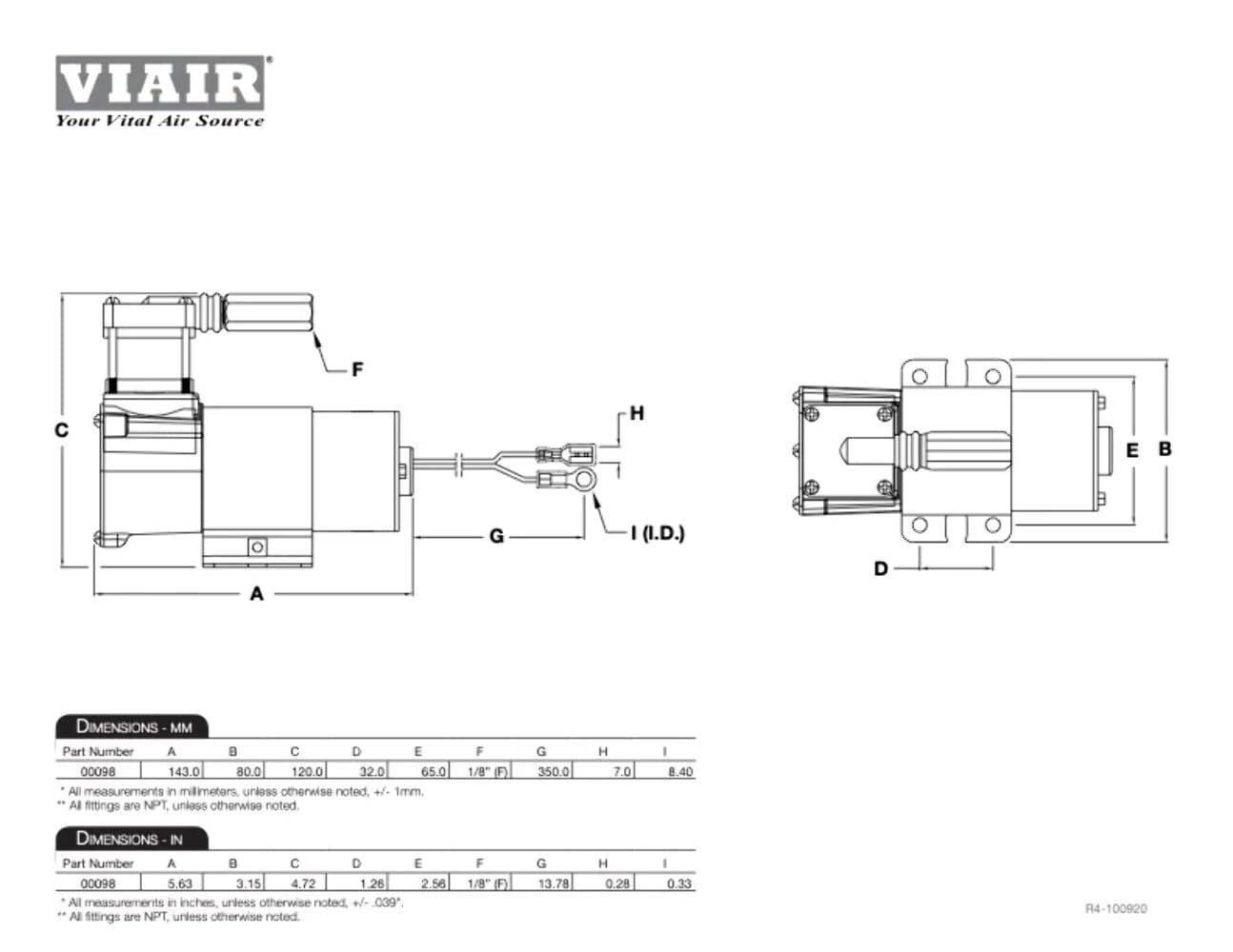Viair 98 Compressor Kit gallery
