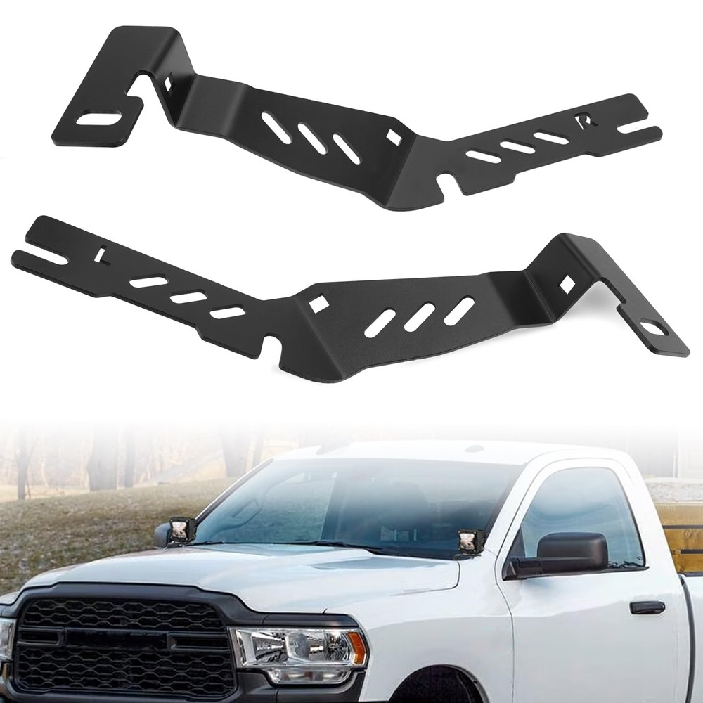 Dodge Ram 2500 3500 Ditch Light Mount Brackets for 20192024 LED Pods