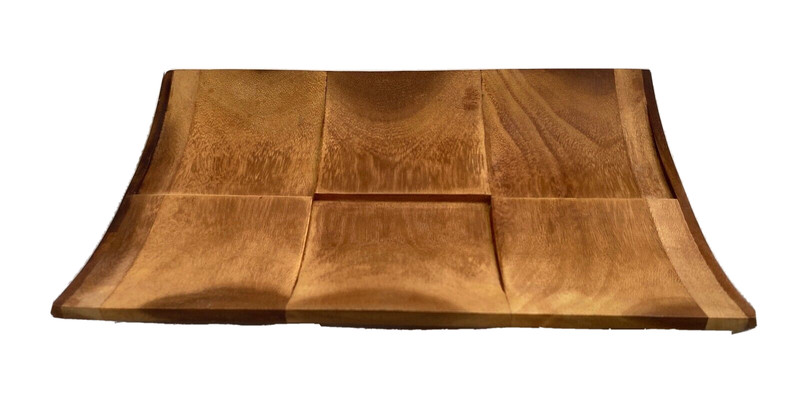 Rectangle Shape Mid-Century Modern Tiki Serving Tray, 14-1/8" x 9-3/8" Hawaii gallery