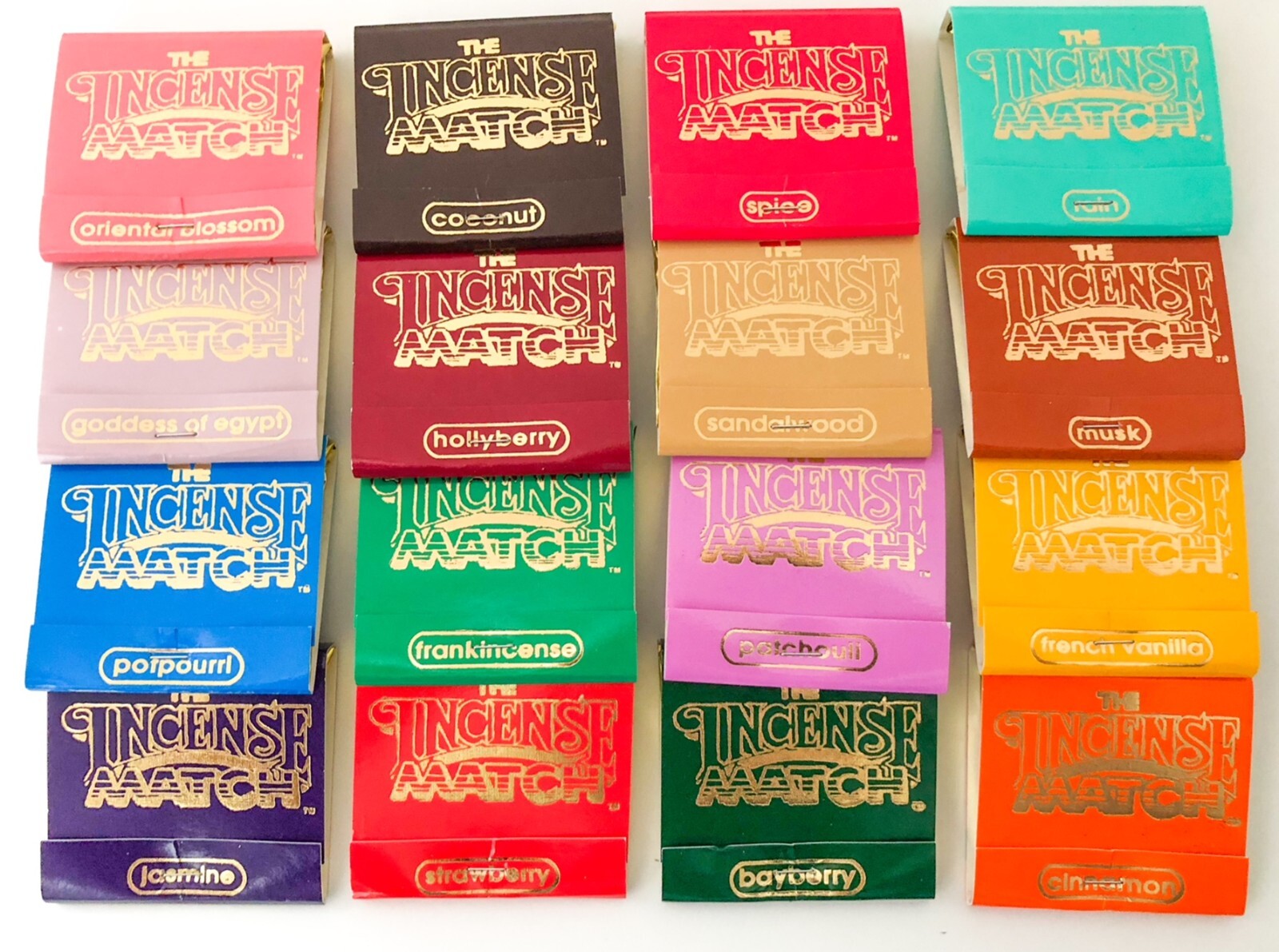 The Incense Match - Scented Matches - Mini Incense Sticks - 16 Varieties !! gallery