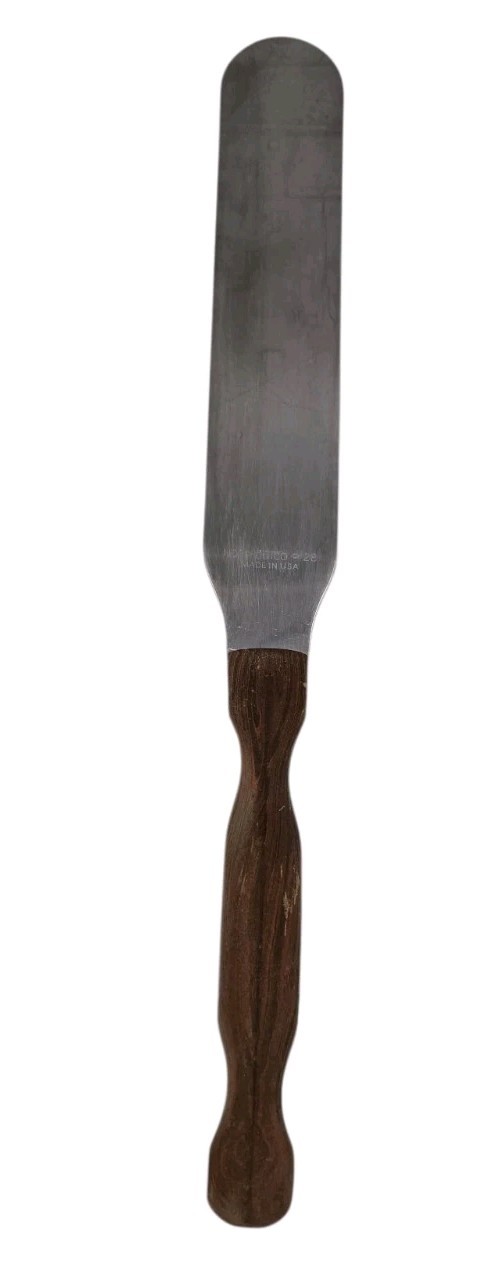 Cutco Spatula Spreader 7" #28 Brown Handle Made In The USA EUC gallery