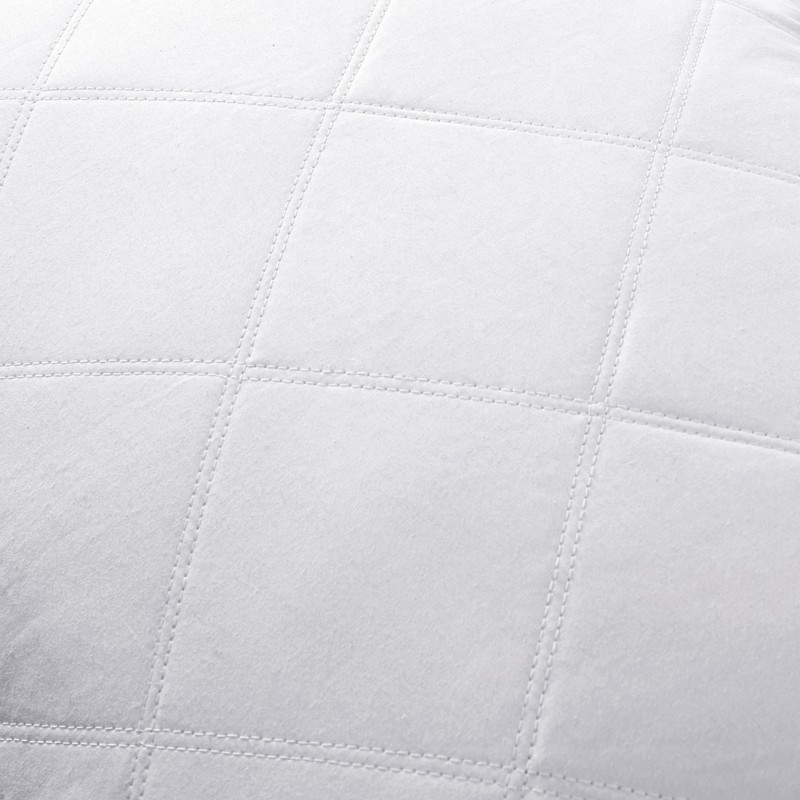 Grey Goose Down Feather Gusseted Pillows Set of 2 Luxury Bed Pillows Queen Size gallery