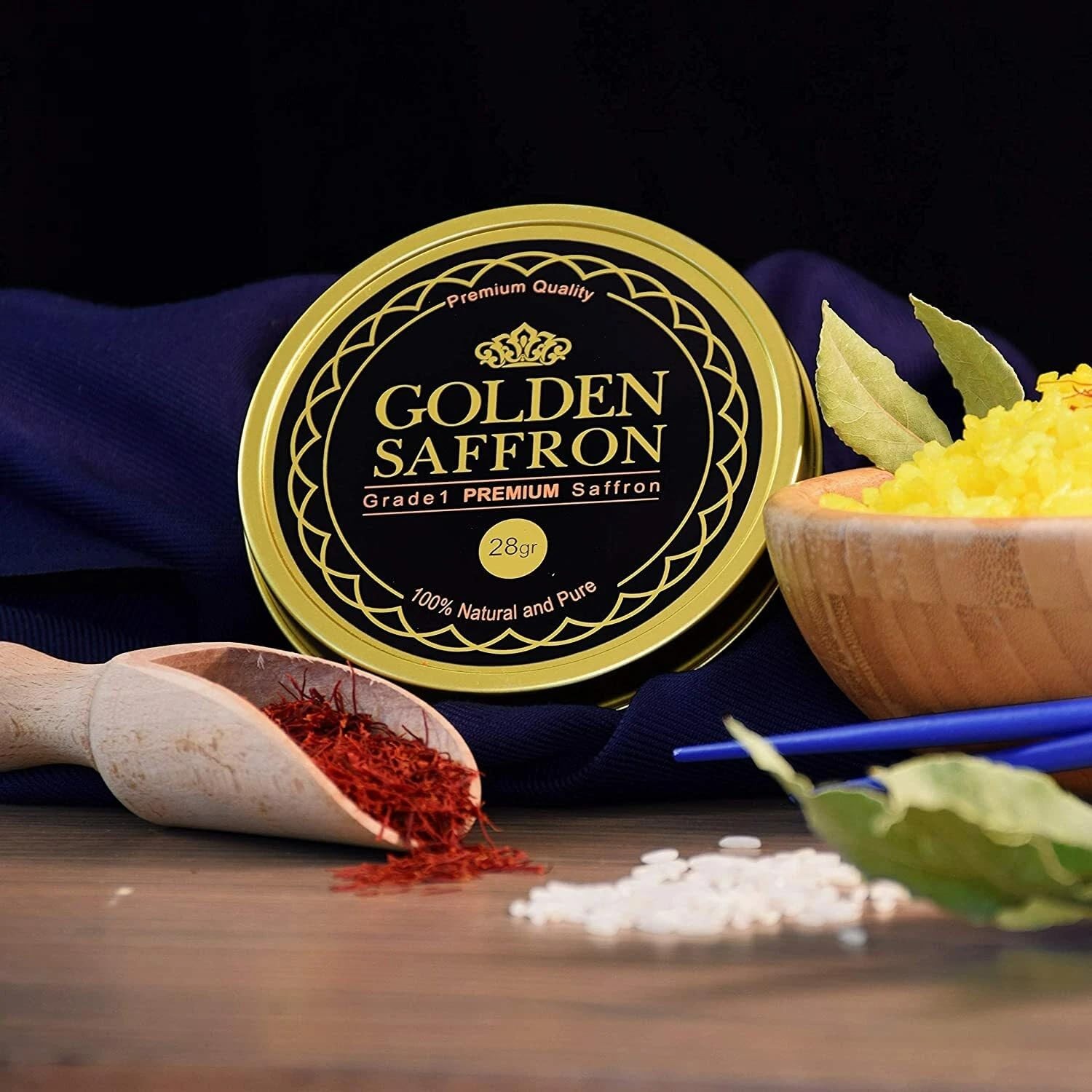 Golden Saffron, Finest Pure Premium All Red Saffron Threads, Grade A+ Super N... gallery