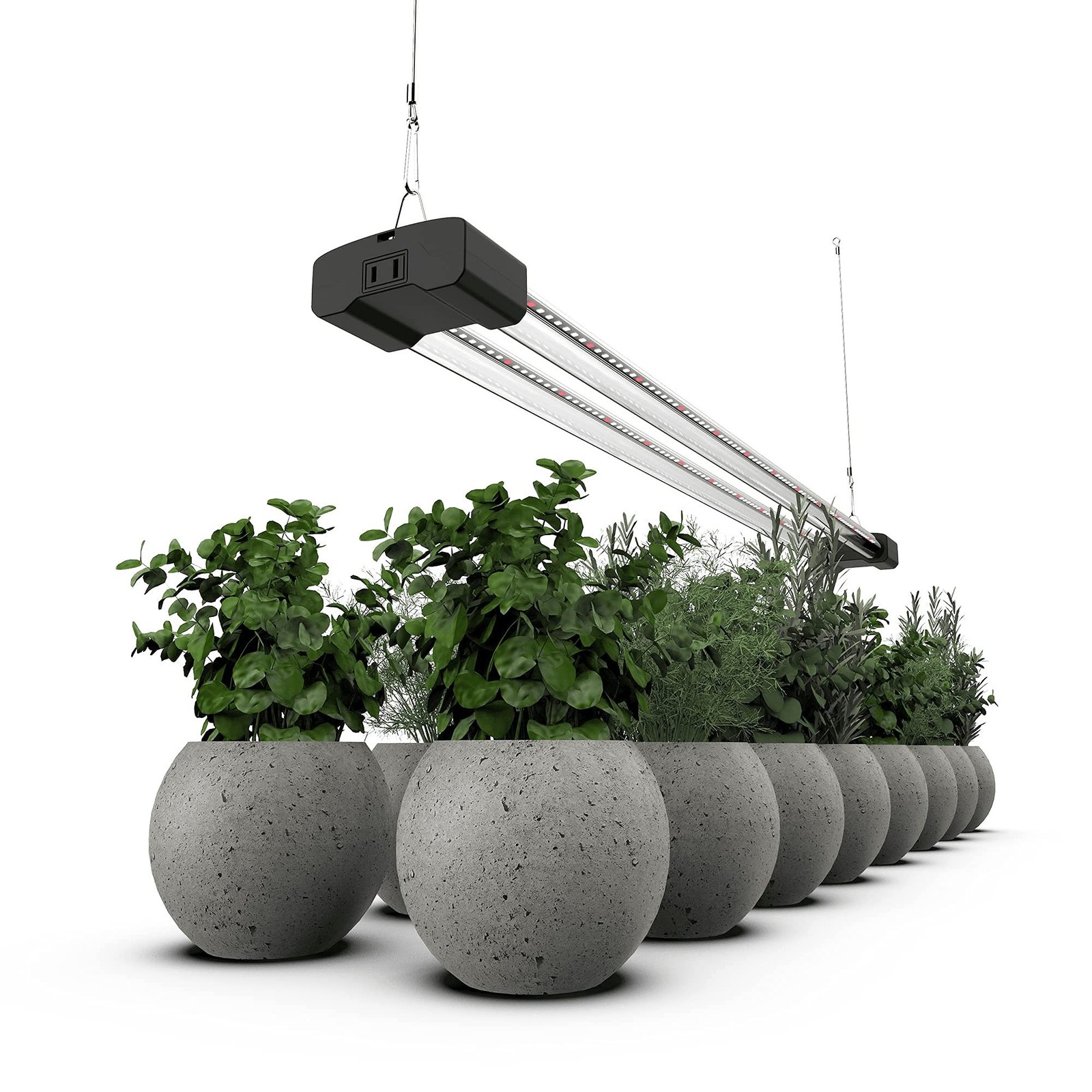 DYMOND BoostGro LED Grow Light Full Spectrum 5000K Daylight + 660nm Red Linka... gallery