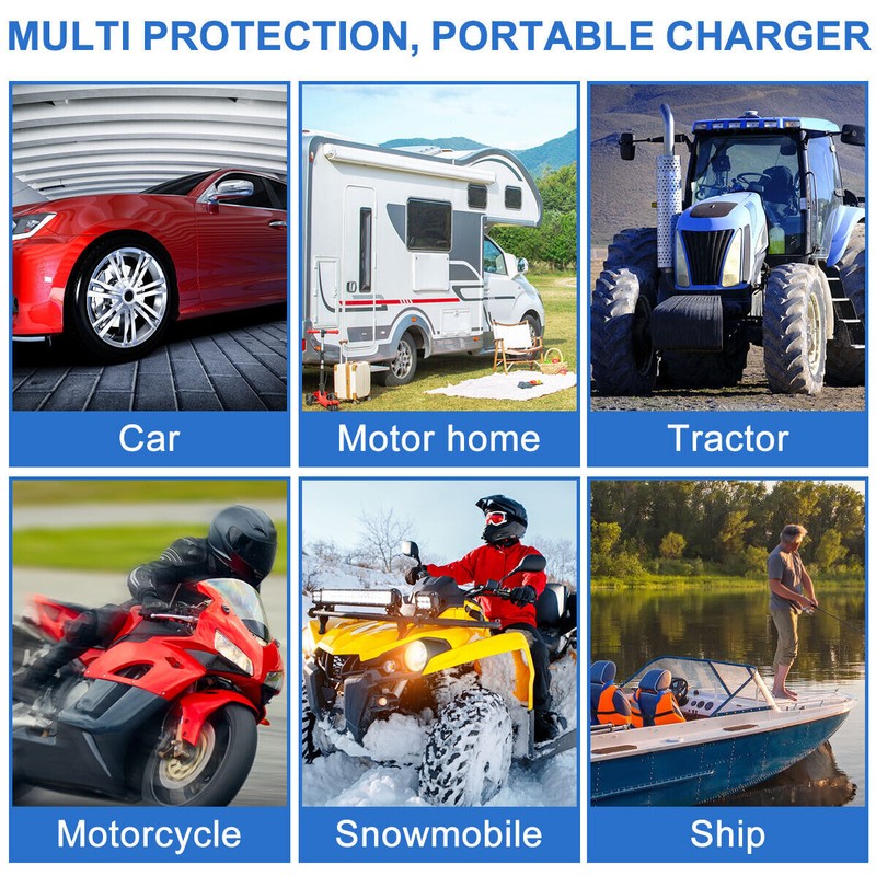 30W 12V Solar Panel Trickle Charge Battery Charger Kit Marine RV Car Outdoor USA gallery