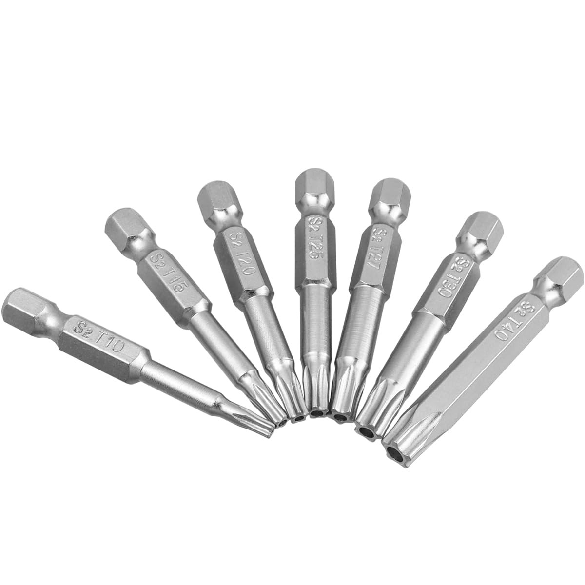 14Pcs 5 Point Torx Security Bits Magnetic 5 Point Star Tamper Proof Bit Set 1/4" gallery
