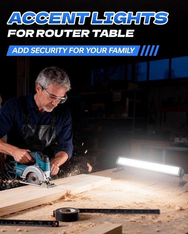 Versatile 40W LED Work Light - 5400 Lumens, Energy Saving Daylight Coverage gallery