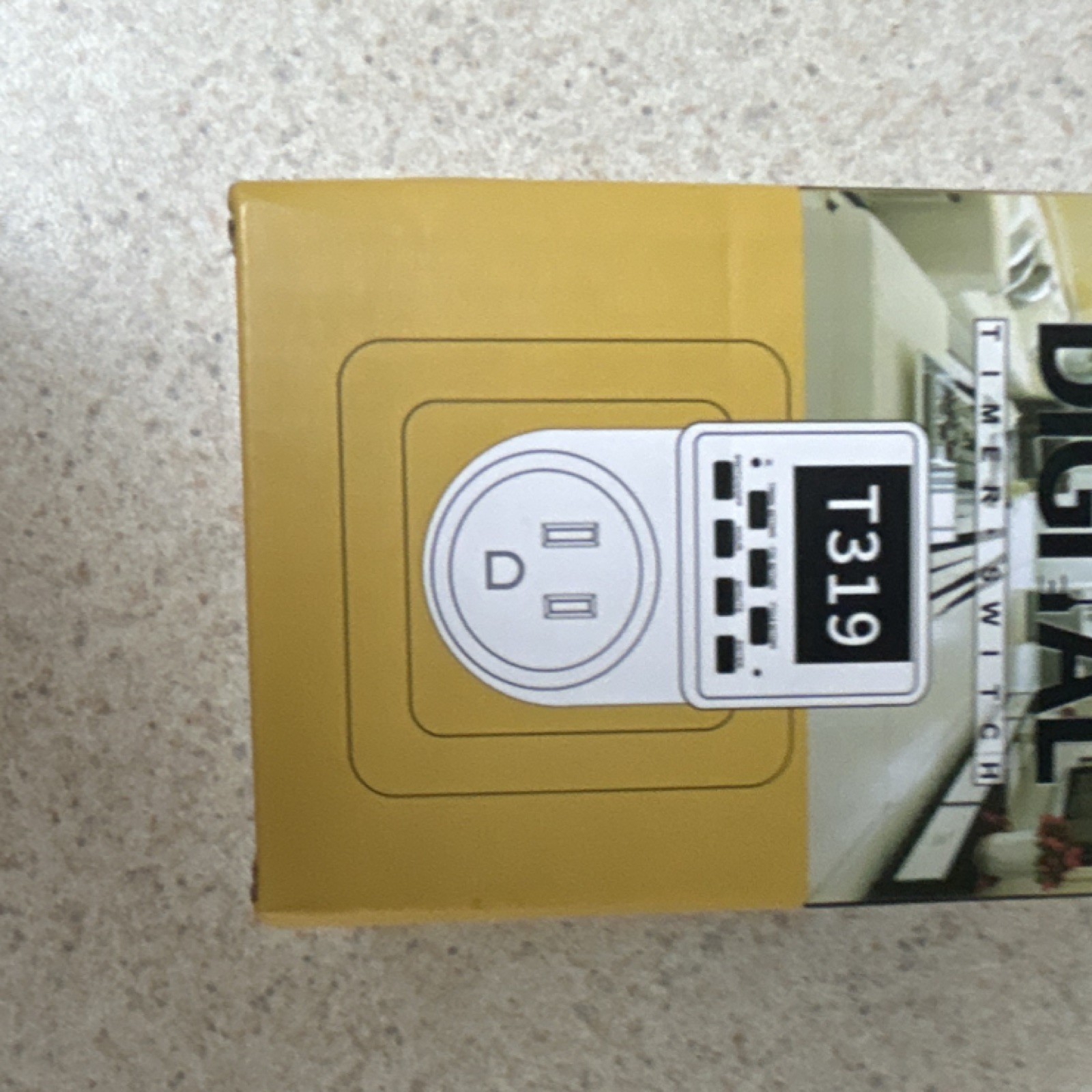 Techbee T319 Digital Timer Wall Switch, Silent Countdown, 15A 121-140V Black gallery