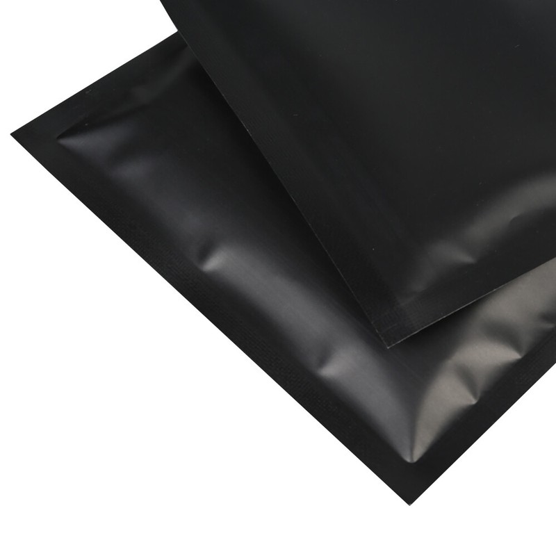 Matte Black Barrier Resealable Snack Storage Bags Gram Oz Eighth Quarter Sizes gallery