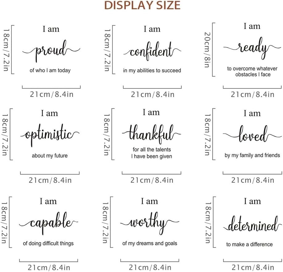 Contemporary Inspirational Quote Stickers - Motivational Wall Decor for All gallery