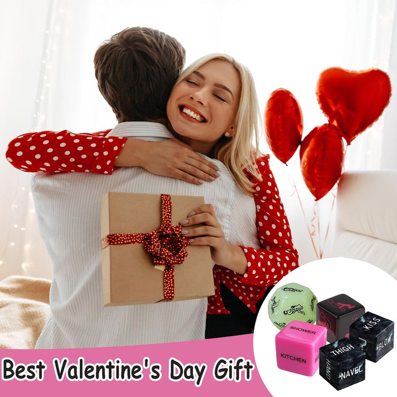 5PCS Date Night Dice，Couples Games for Girlfriend or Boyfriend，Fun Night Dating gallery