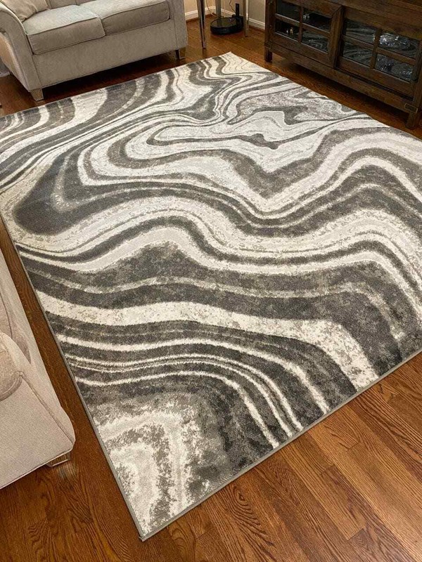Brand New Abstract Geode Pattern Modern Area Rug 8x11, 5x8 Floor Carpets gallery
