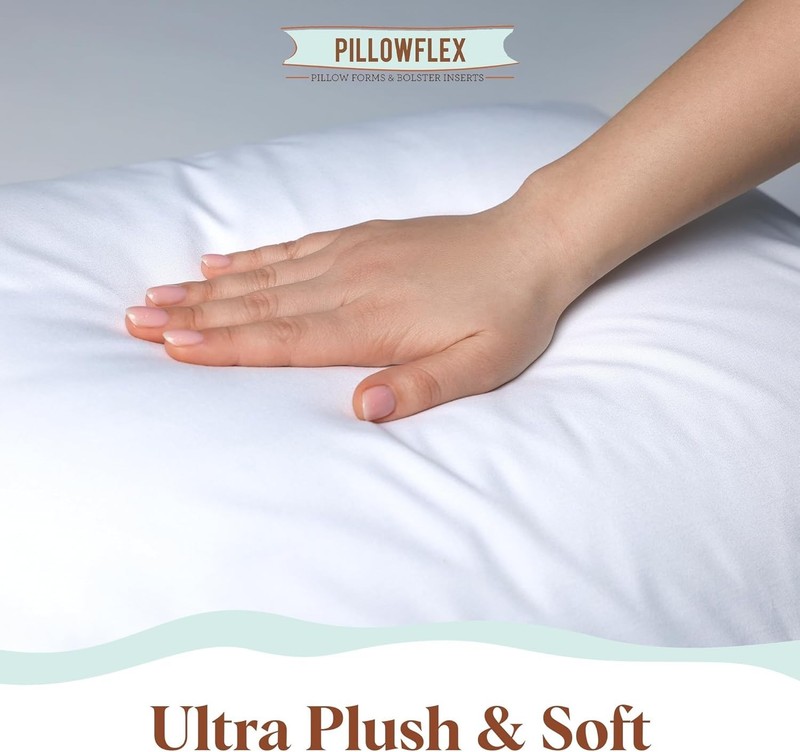 Synthetic Down Pillow Insert - 16x22 Down Alternative Pillow, Ultra Soft, Lar... gallery