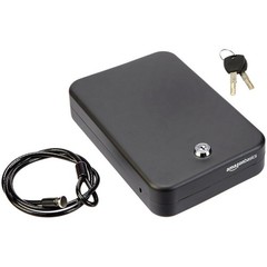 Portable Security Case Lock Box Safe Lock Box with Code, for College Dorm XL