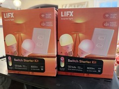 LIFX SMART LIGHT SWITCH & BULBS STARTER KIT, 120V 800LM LFX/STARTKIT2. SEALED