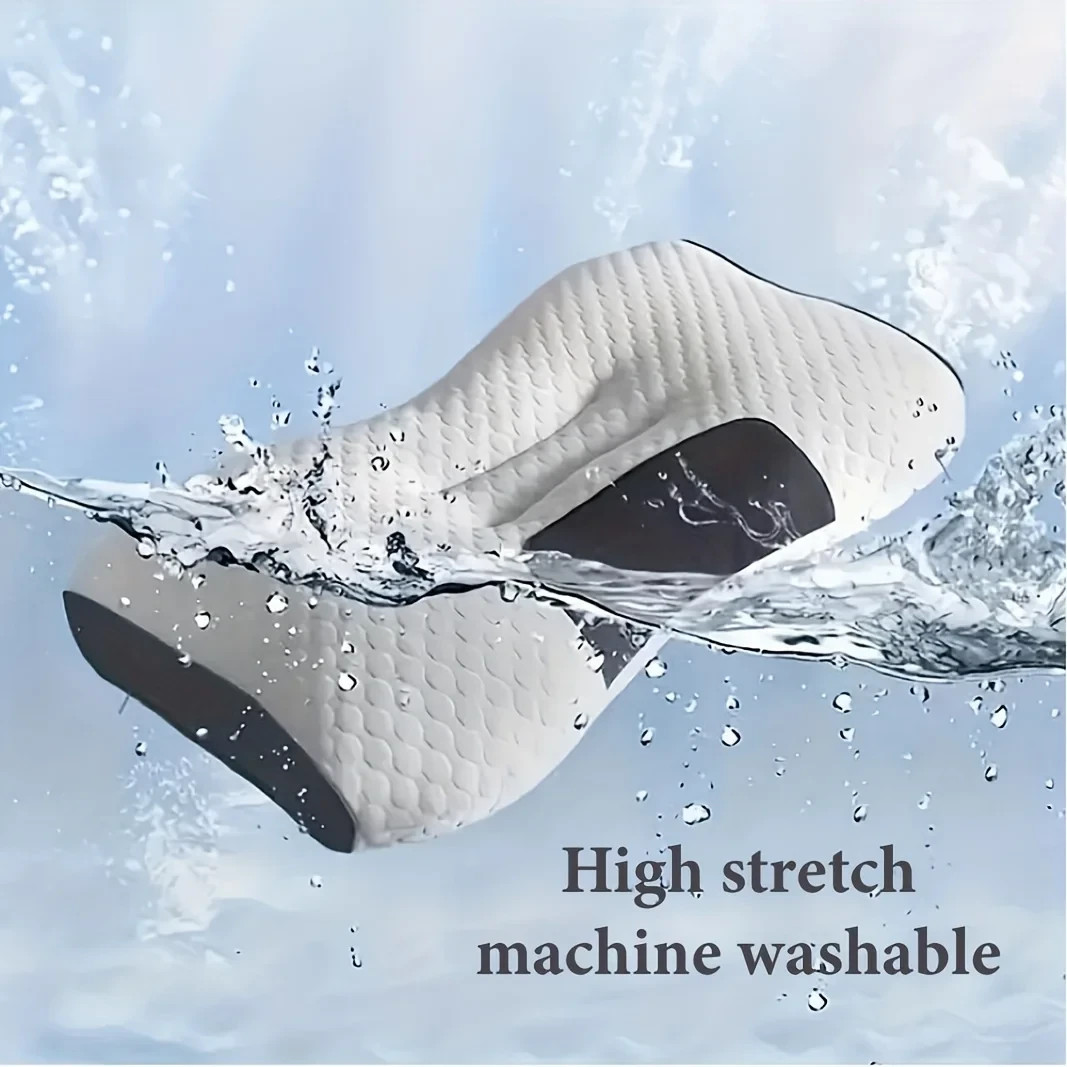2 Pcs Ergonomic Neck Pillow Help Massage Soft Adjustable Sleeping 100% UPGRADE gallery