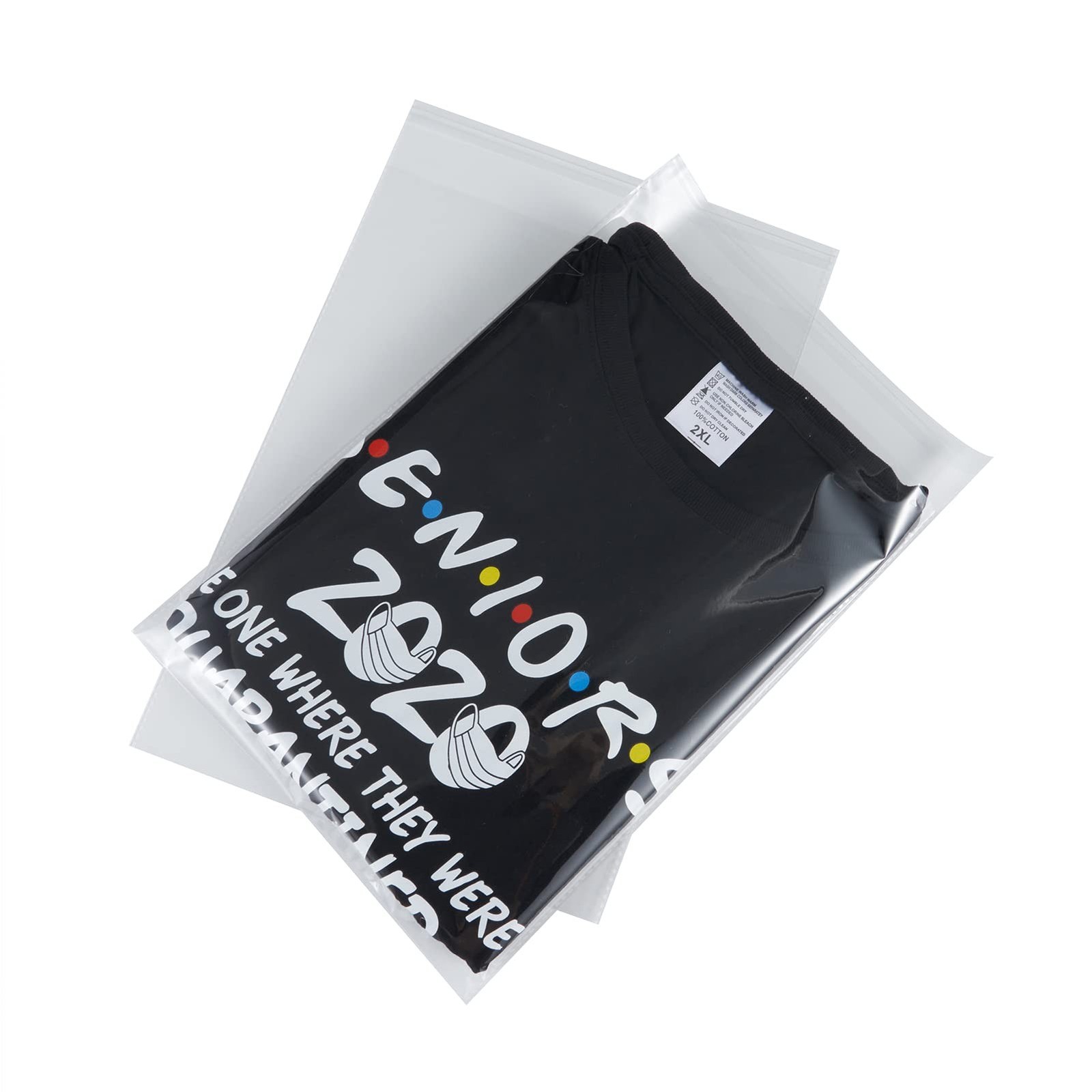 LOOKSGO 50pcs 9x12 Inch Resealable Poly Bags - Clear Self Sealing Bags for Pa... gallery