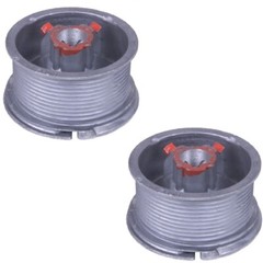 Garage Cable Drum 32′ Door Max Standard Lift 8″ Diameter 1000lbs Rated Pair