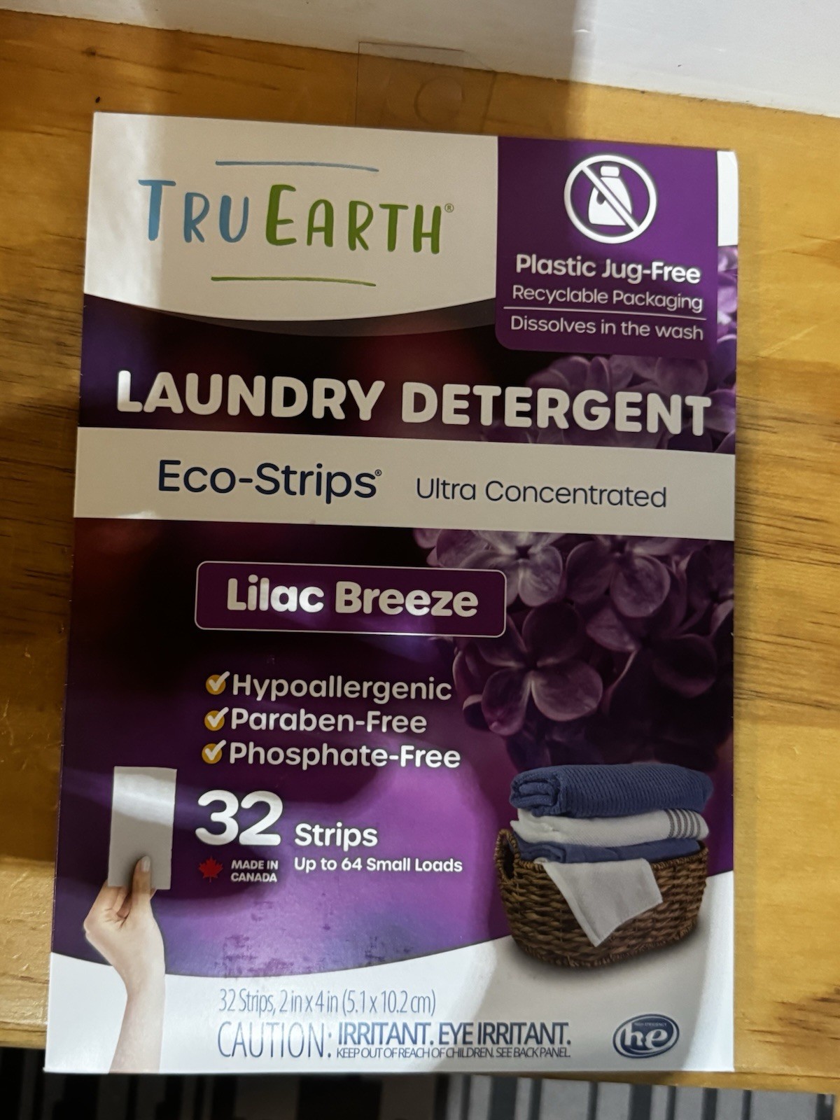 Tru Earth Compact Dry Laundry Detergent Sheets Lilac Breeze 32 Loads gallery