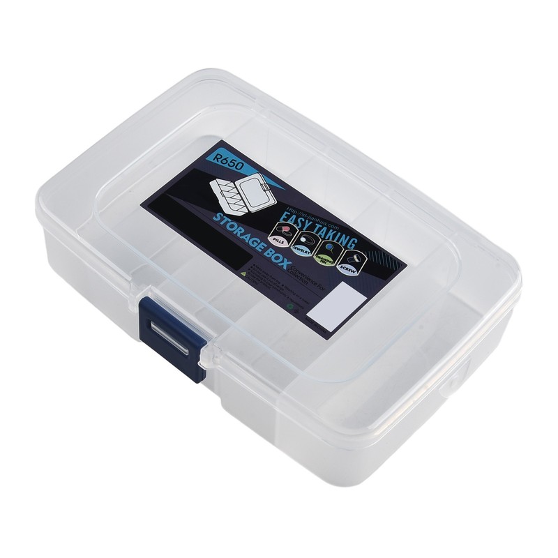 Tool Screws Box Box Plastic Small Part Container Tool Screws Translucent gallery