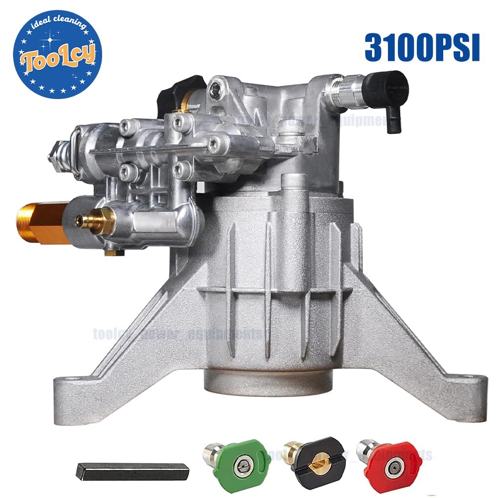 TOOLCY High Pressure Washer Pump 3100 PSI 7/8" Shaft Vertical 2.5 GPM gallery