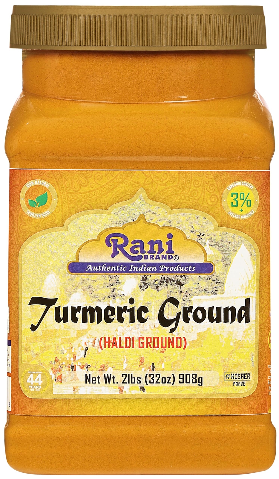 Rani Turmeric (Haldi) Root Powder Spice (High Curcumin Content) 32oz (2lbs) 908g gallery