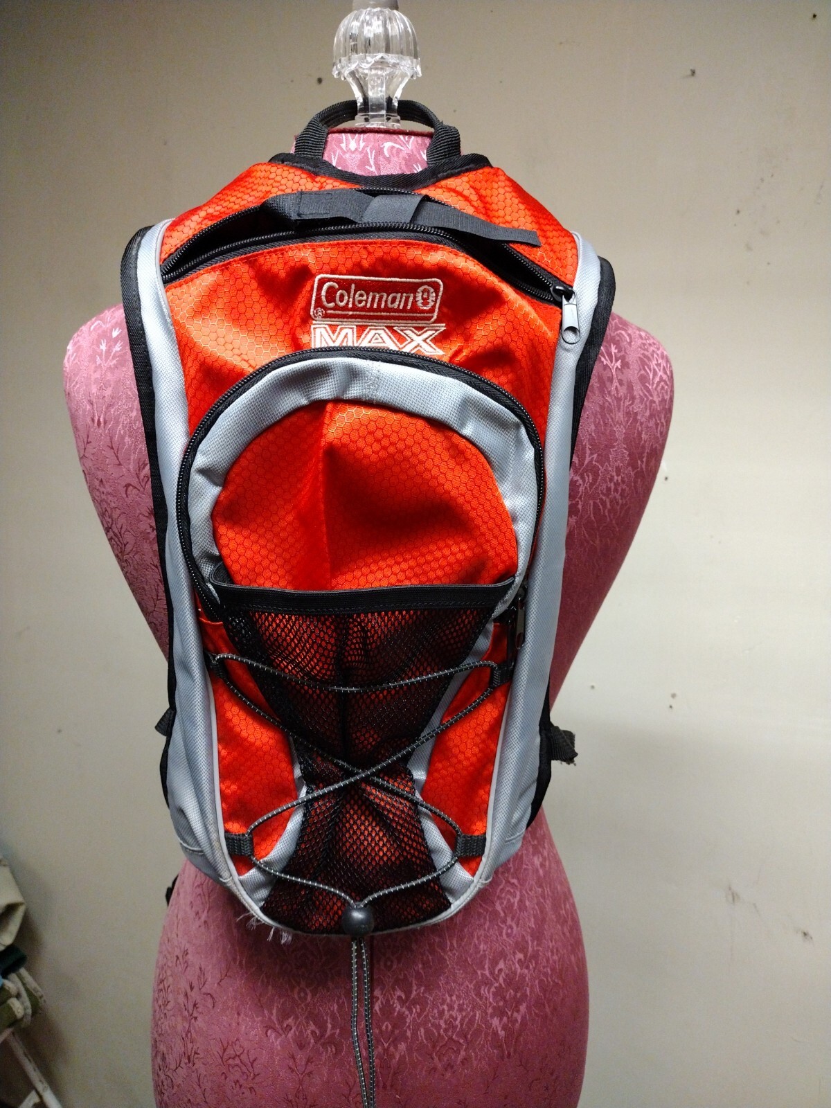Coleman Max Hydration Red Backpack with Chest & Waist Clips, NO BLADDER