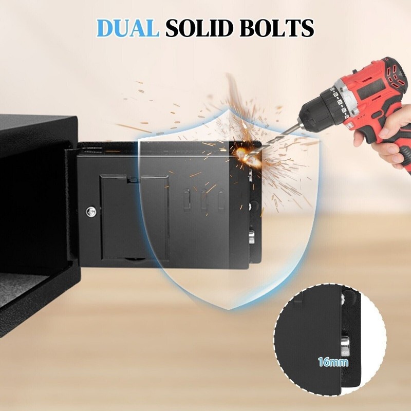 Digital Electronic Safe Box Keypad Lock Security Home Office Cash Jewelry Gun US gallery