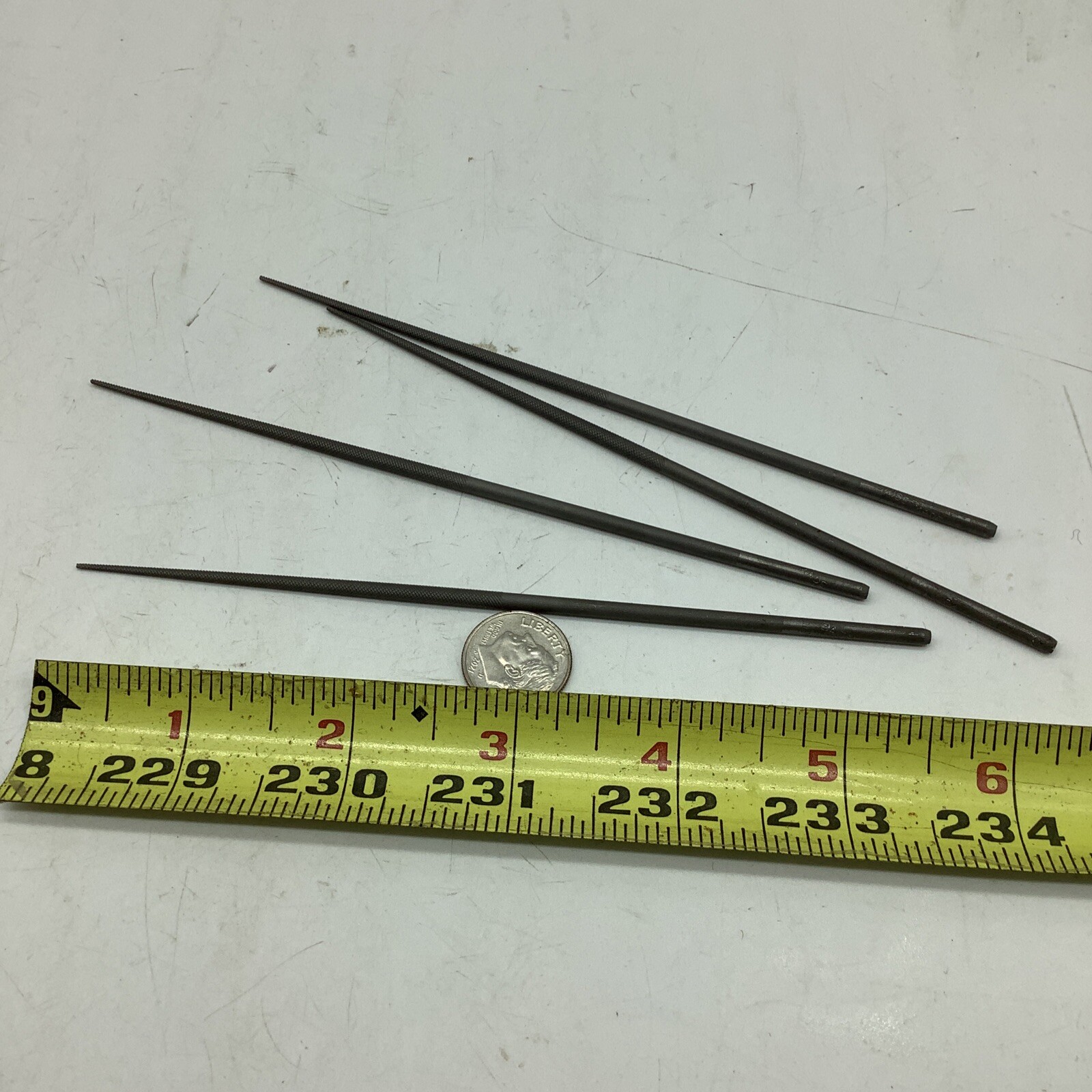 Baiter Swiss Round Files #0, 5 1/2”OA, (4 pc in Lot) 2504- c-2 gallery