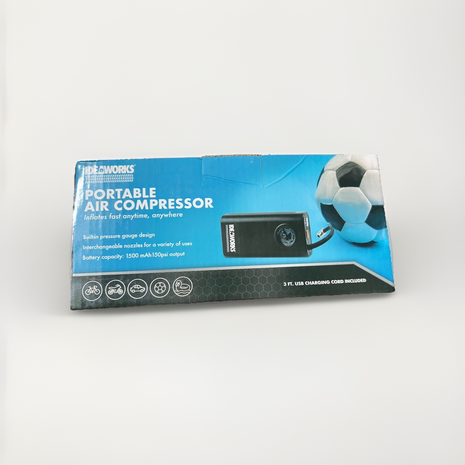 Idea Works Portable Air Compressor 150 PSI Air Inflator gallery