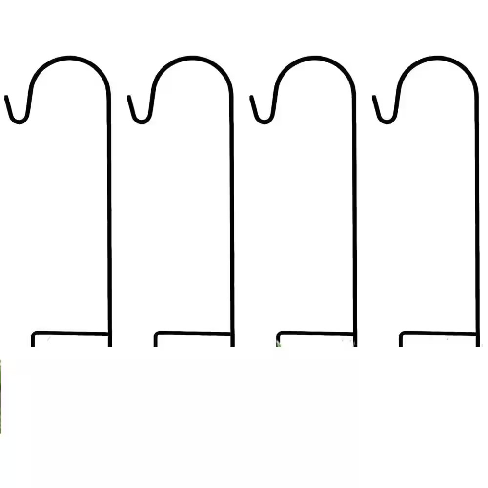 25 In. Steel Shepherd Hook (4-Pack) gallery