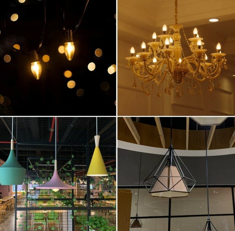 LED Night Light Bulb – C7 E12 LED Bulbs – Candelabra Light Bulbs, 0.6 6 Pack gallery