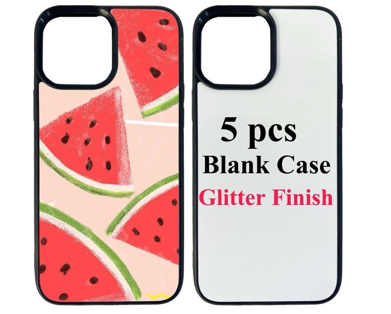 JUSTRY 5PCS Sublimation Phone Case Blanks Bulk Covers for Apple Iphone 15 Pro Ma