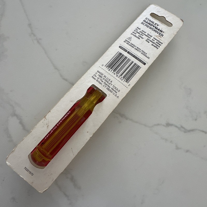 Stanley 65-321 Philips Screwdriver USA 1 PT 7- 1/2" Overall Made In USA NOS gallery
