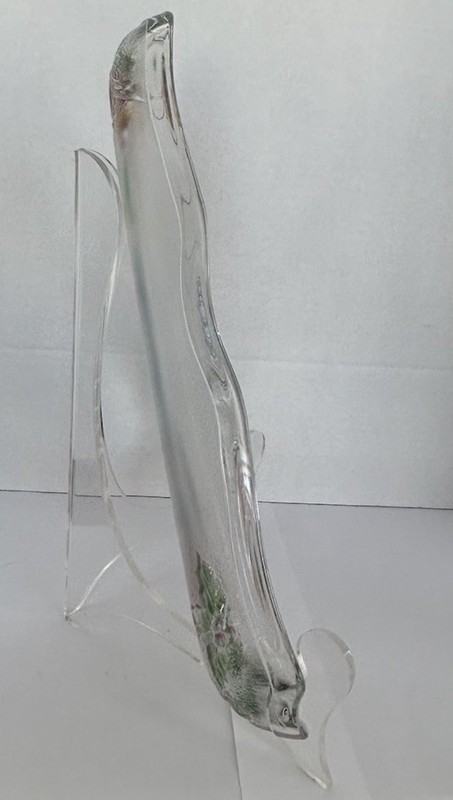 Mikasa Clear Glass Triangular CHRISTMAS TREE Serving Plate Platter Dish gallery