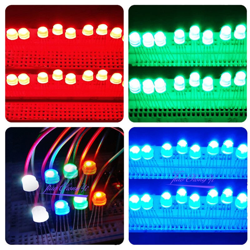 DC5V straw hat Diffused full-color RGB LEDs WS2811 led chips RGB F5 5mm pixels gallery