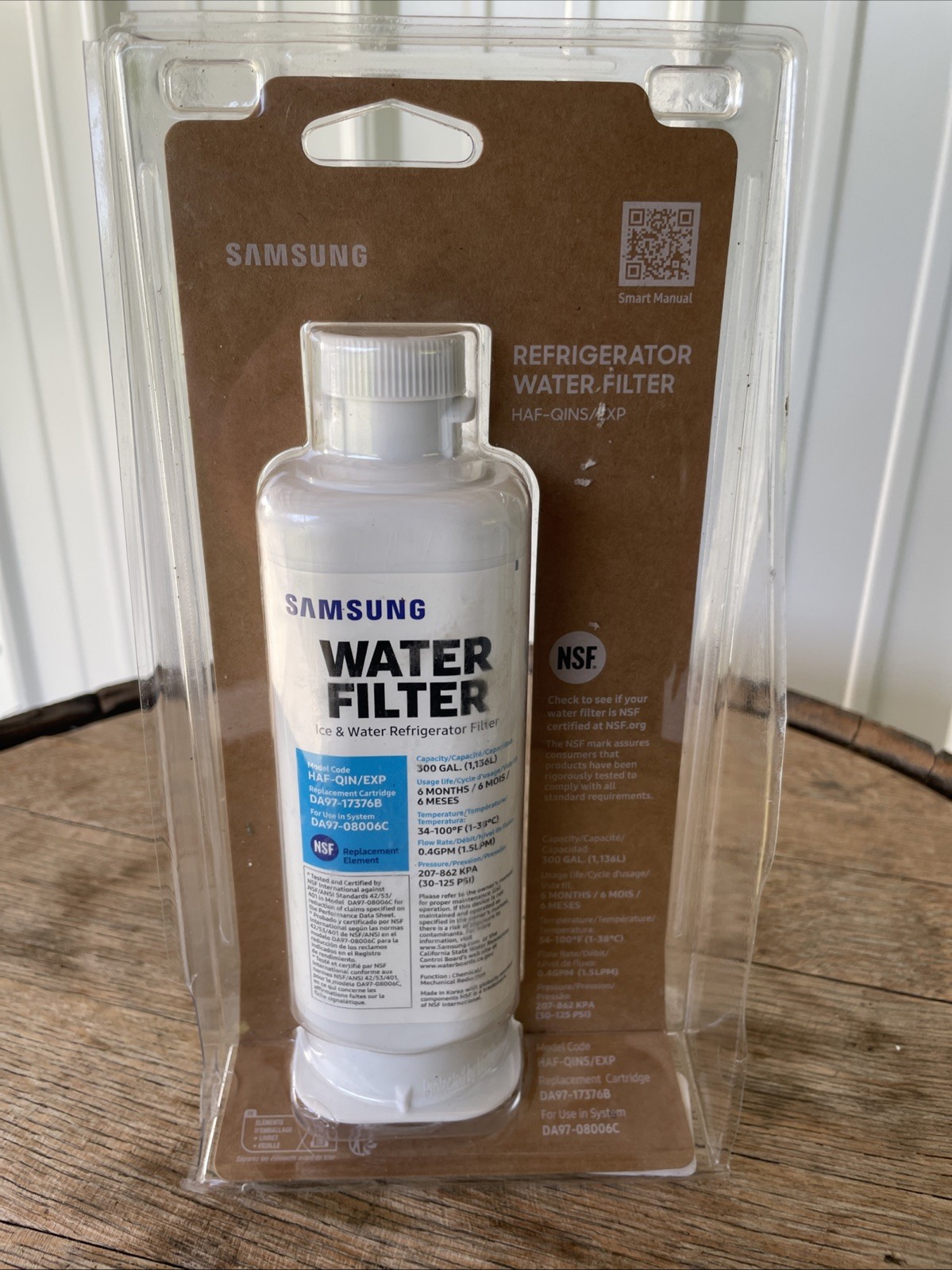 Genuine Samsung Water Filter Model HAF-QIN/EXP Replacement Cart: DA97-17376B OEM gallery