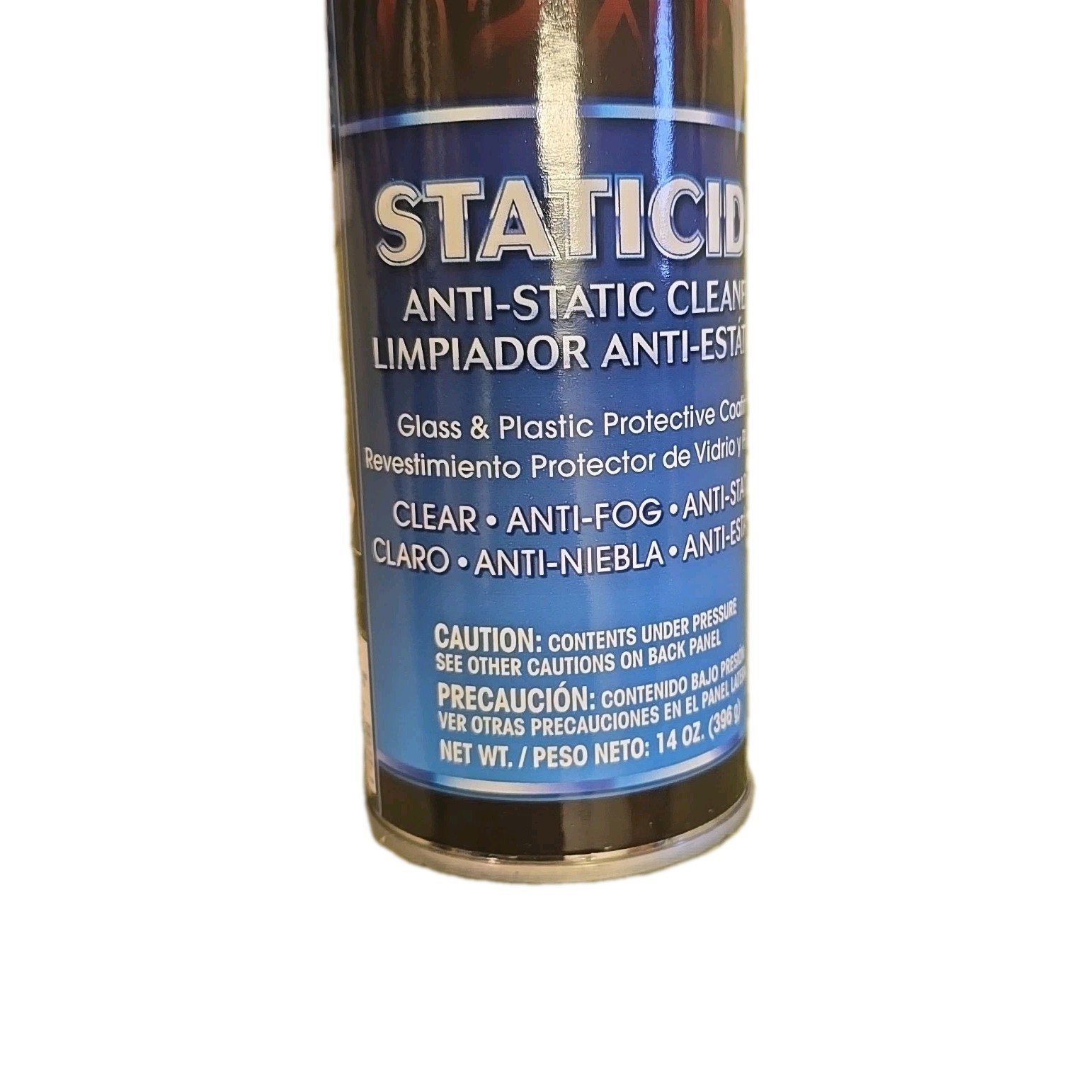 STATICIDE ANTI-STATIC CLEANER GLASS & PLASTIC PROTECTIVE COATING CLEAR•ANTI-FOG• gallery