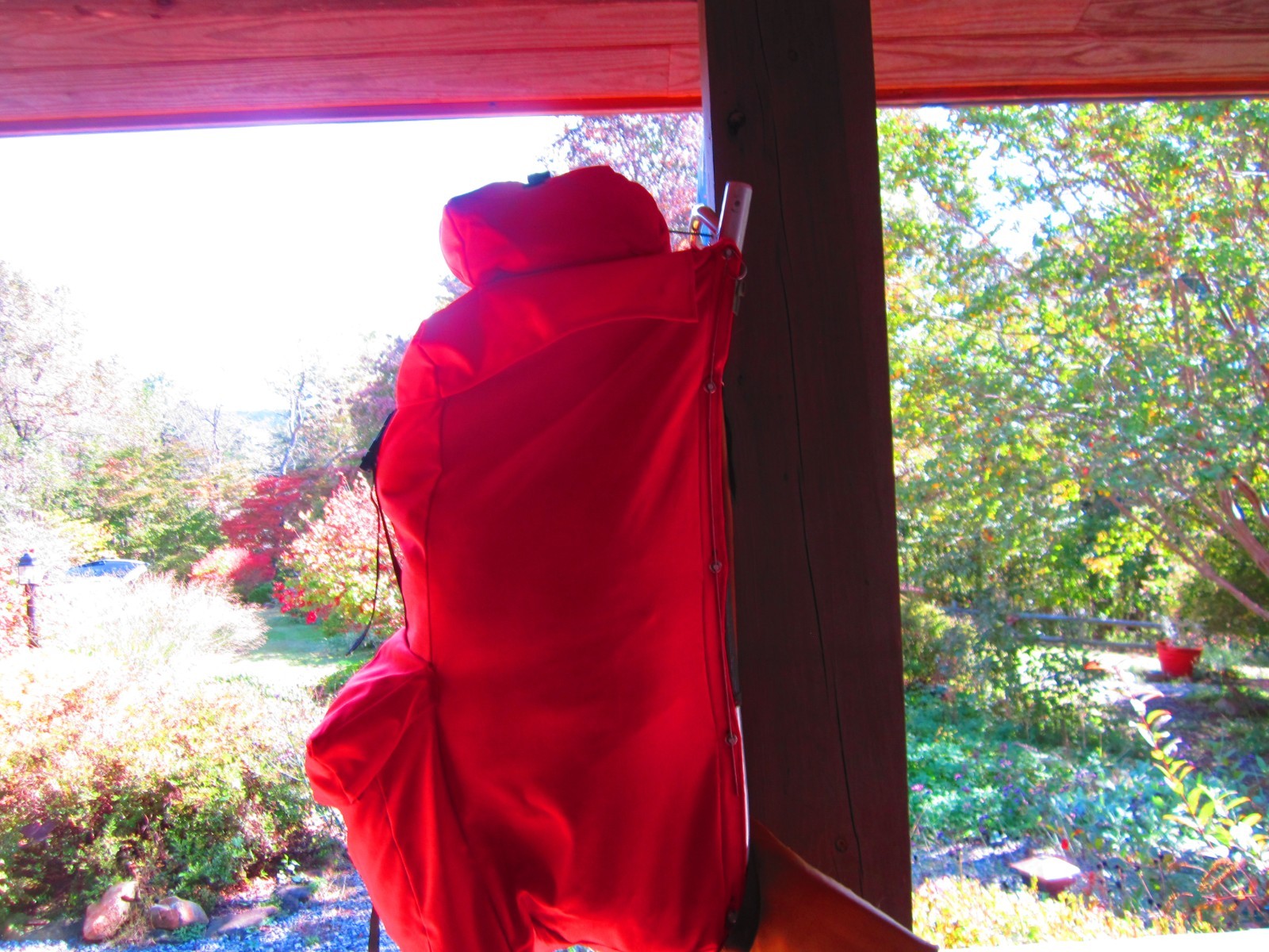 A NORTH FACE FRAME, CUSTOM MADE LARGE NO ZIPPERS , PACK FOR WINTER 3