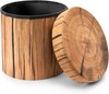 Tree Stump Stool, Toy Storage Ottoman 15 Inch Fake tree stumps Log Stool gallery