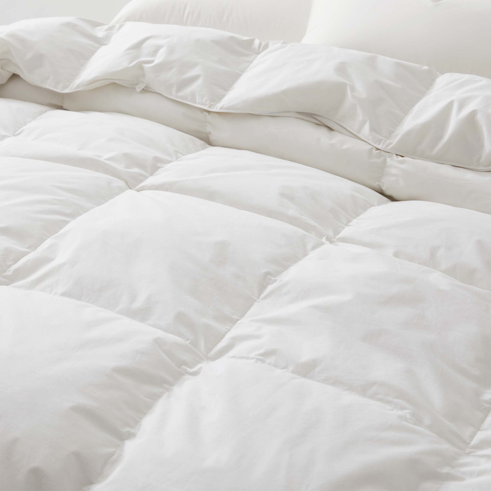 Goose Feather Fiber Comforter, 100% Cotton Cover King or Queen Bed Blanket gallery