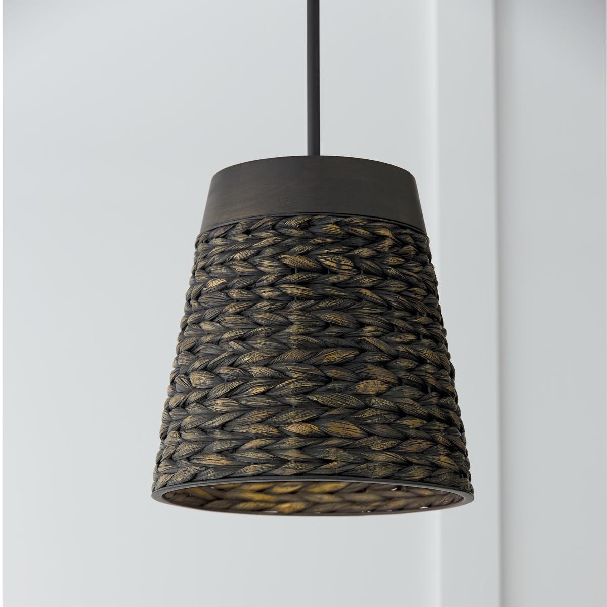 Capital Lighting Fixtures 343911CW OPEN BOX Tallulah Pendant Charcoal Wash gallery
