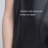 Waterproof Rubber Vinyl Apron Black - 43Hx29W Inch Adjustable Long Black Lightwe gallery