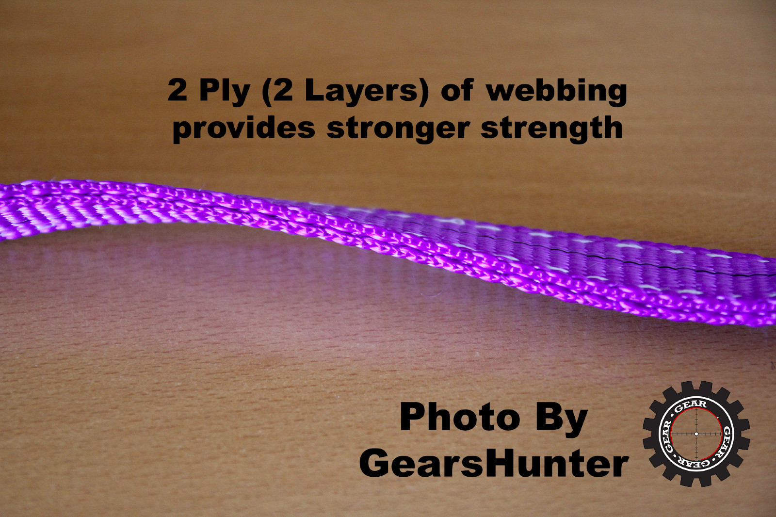 1" (Various Length) 2-Ply Nylon Web Sling Lift Tow Strap Heavy Duty 11000LBS gallery
