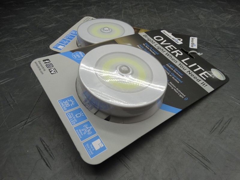 Sensor Brite Over Lite Motion Activated LED Ceiling Light 300 Lumens (Lot of 2) gallery