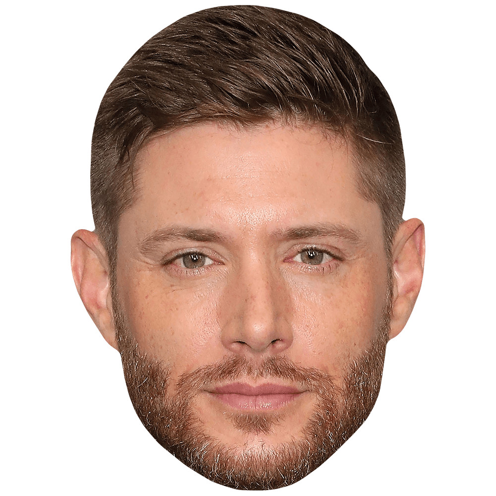 Jensen Ackles (Beard) Celebrity Mask, Flat Card Face, Fancy Dress Mask gallery
