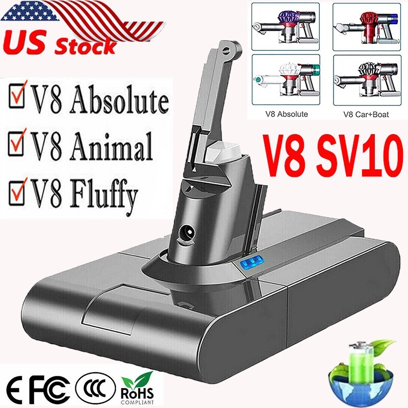 6400mAh Battery For Dyson V8 Absolute Cordless Vacuum Cleaner Li-ion Battery gallery